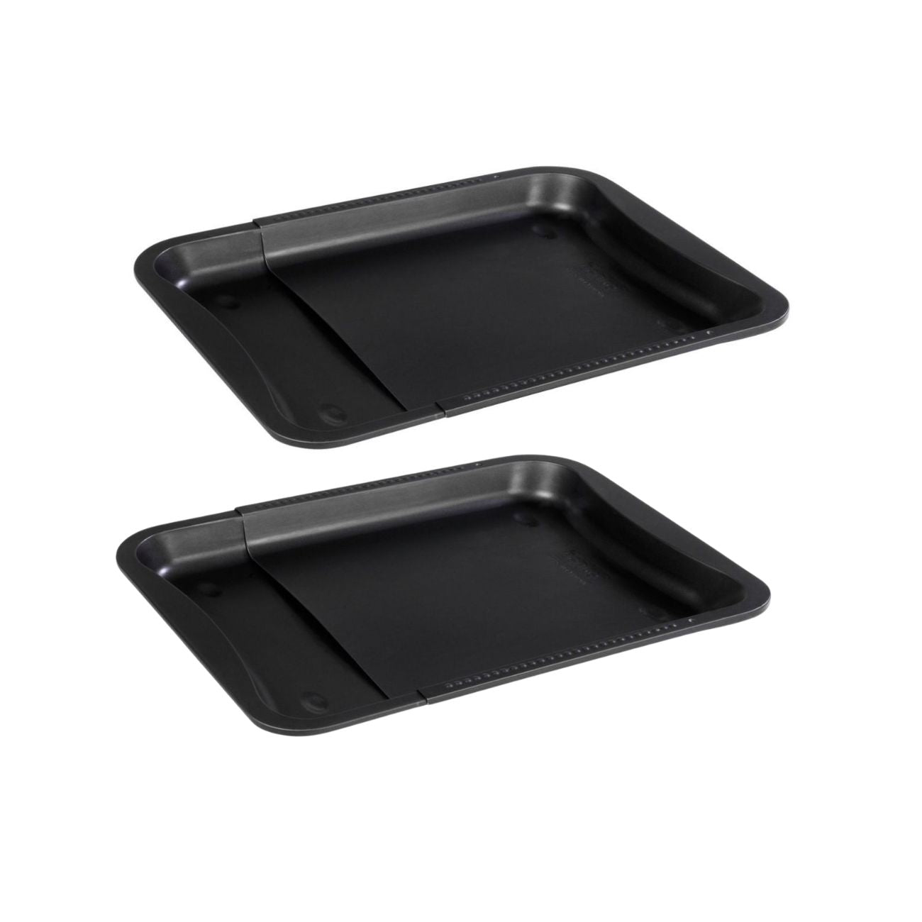 Lot de 2 moules à gâteaux 35-52/32/3 cm Black mettallic Black, ZENKER