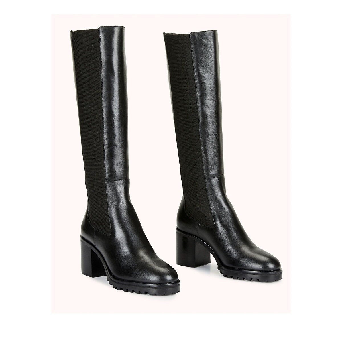 Bottes lastiqu es zalici noir Cosmoparis La Redoute