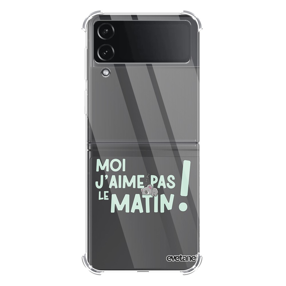 Coque souple renforcée Coque Galaxy Z Flip 4, EVETANE