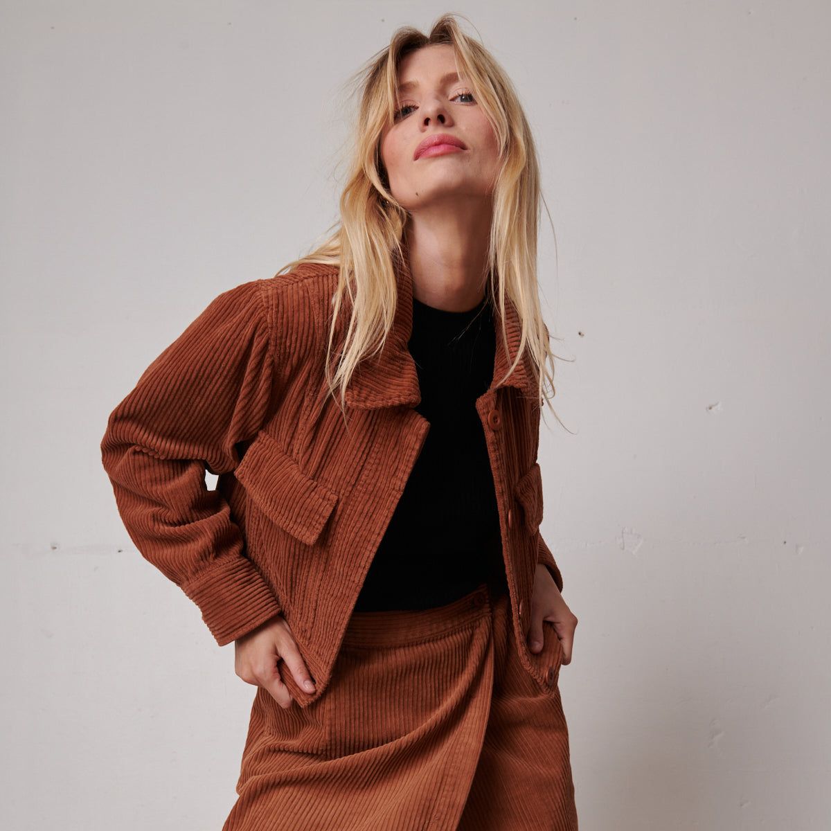 Veste courte velours femme La Redoute