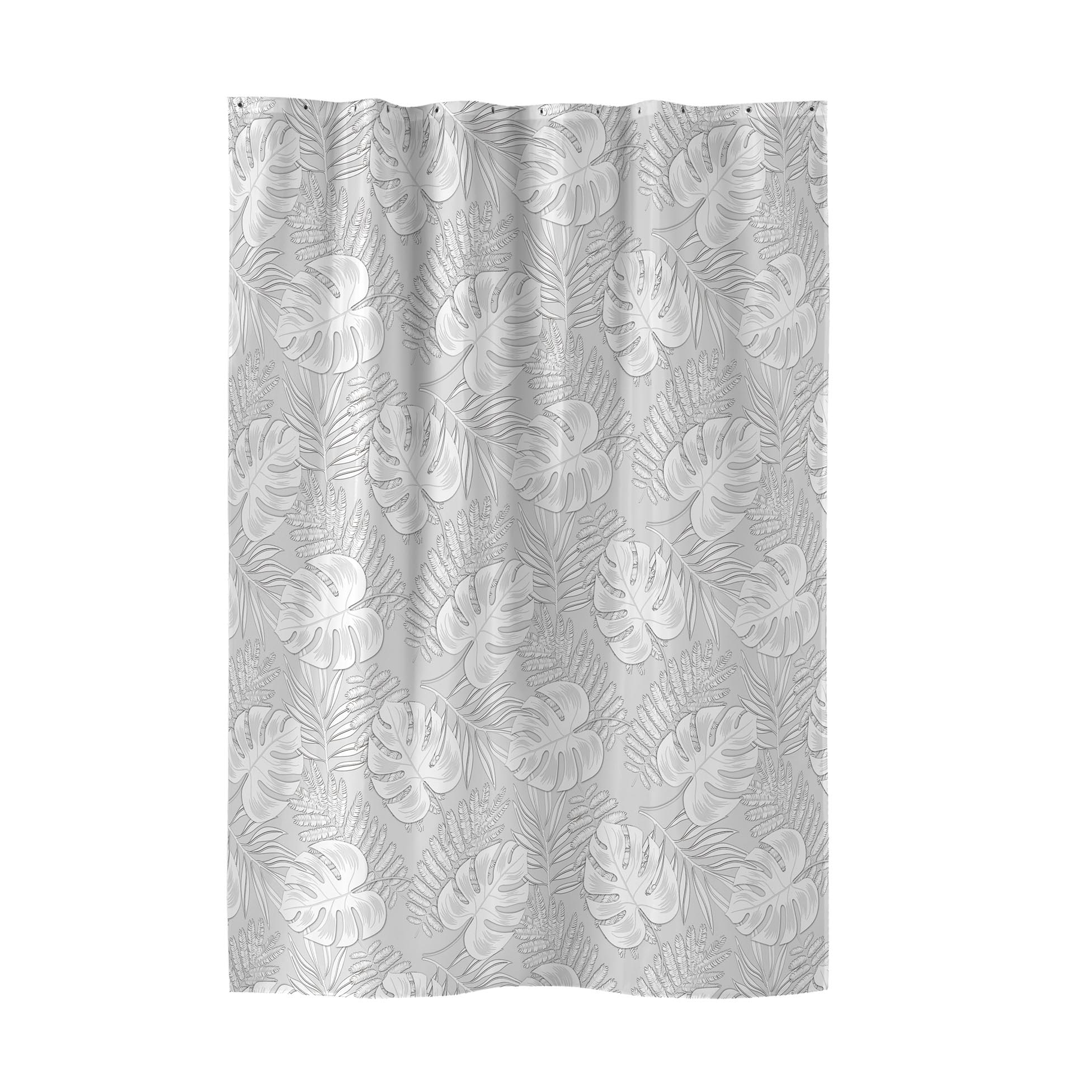 Rideau de douche motif feuillage, EDEN