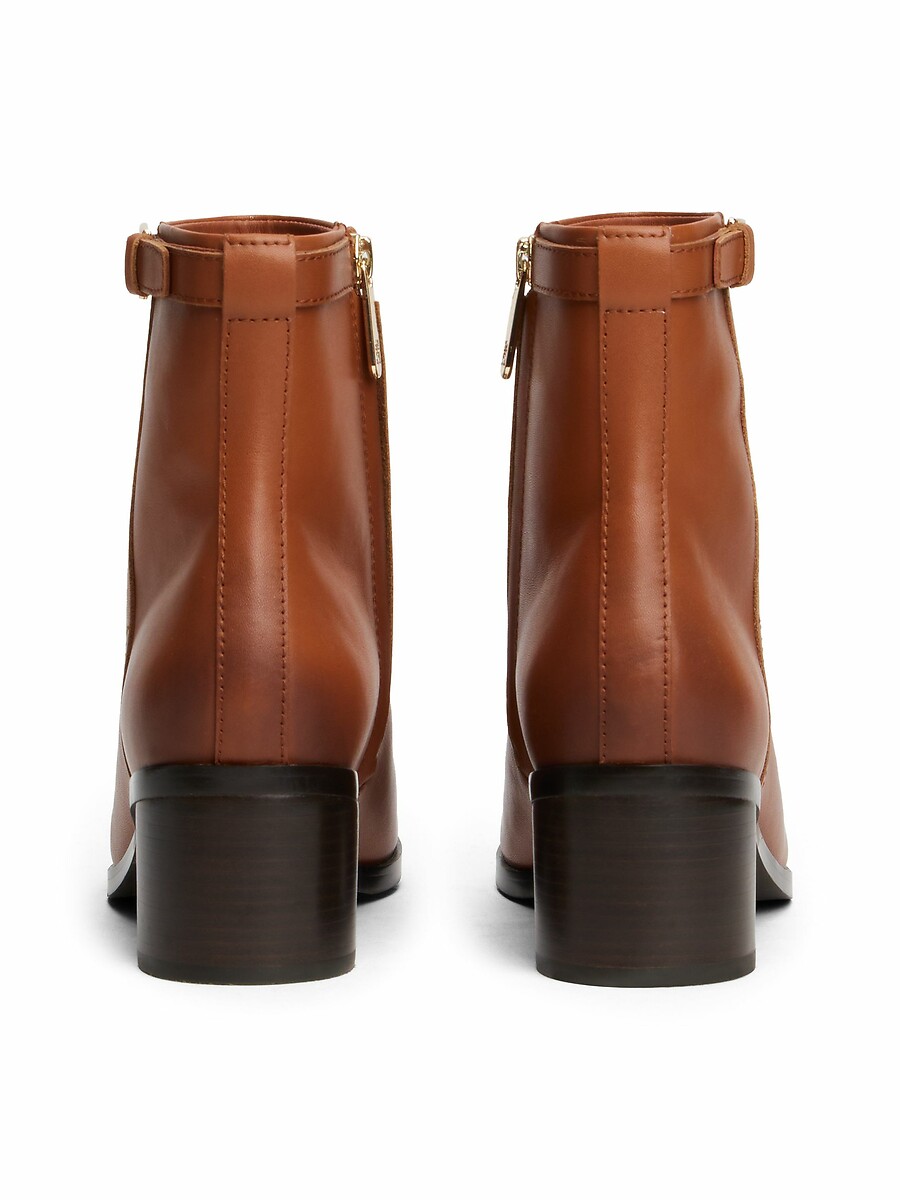 Tommy Hilfiger Botines de tacón de piel — photo 5