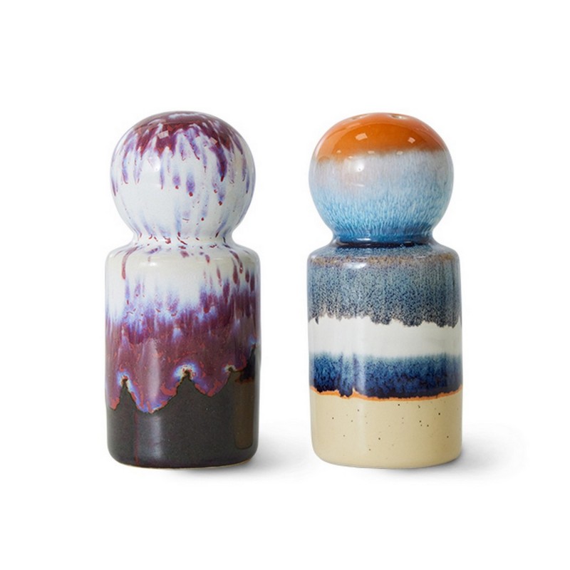 Salière poivrière céramique vintage