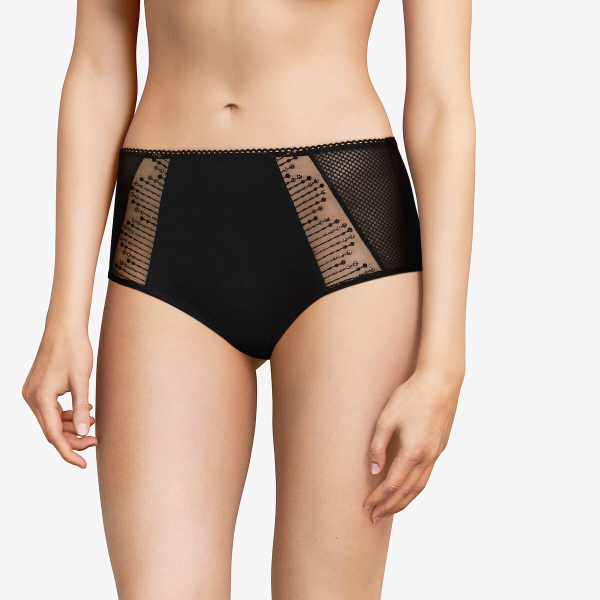 Culotte a vita alta luminesce nero Chantelle | La Redoute