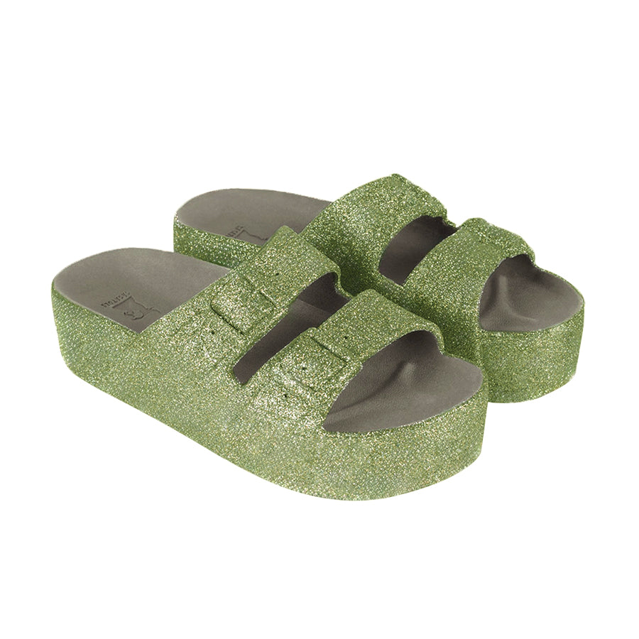 Sandales à paillette compensées Femme CAIPIRINHA GLITTER, CACATOES