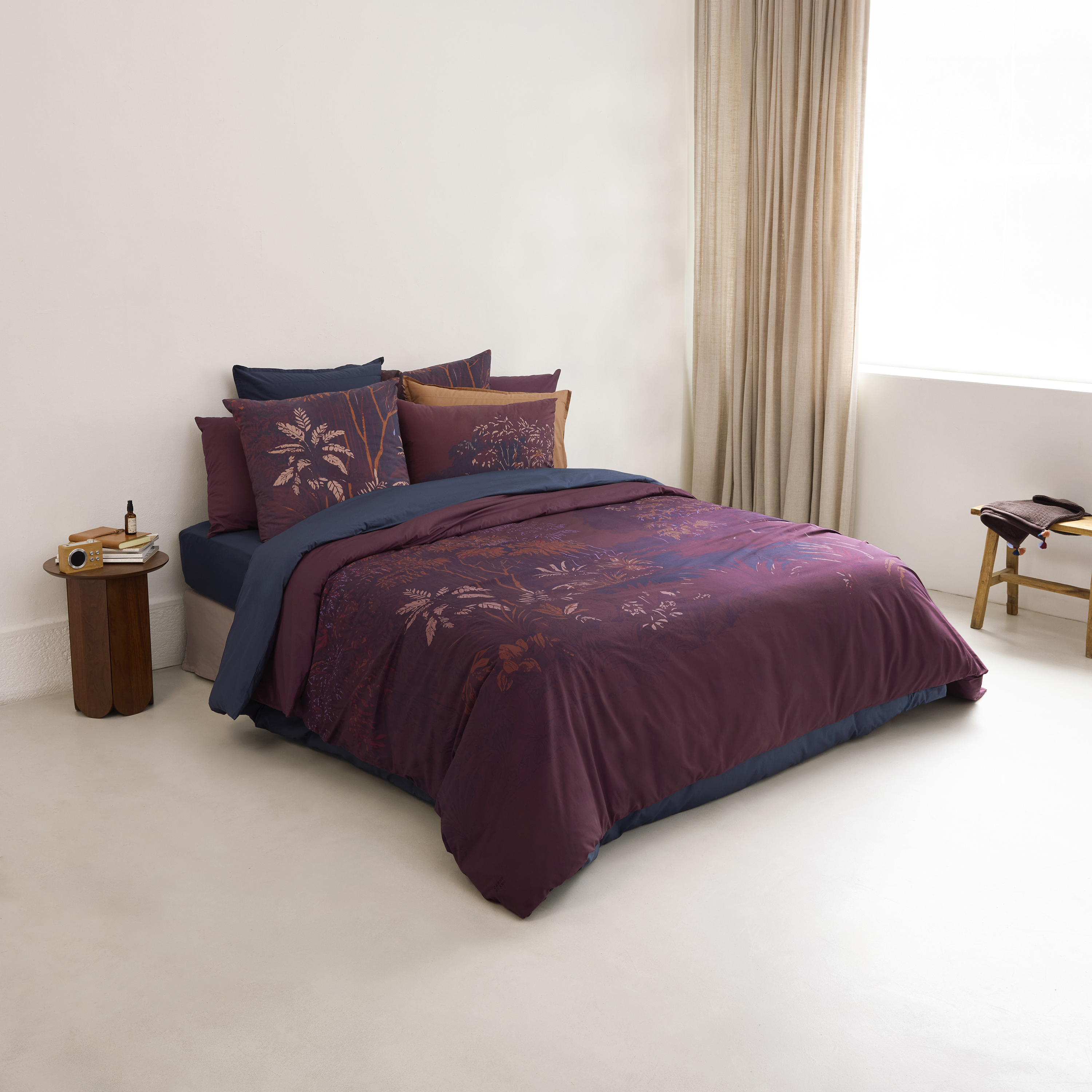 Housse de couette AMARA, CARRE BLANC