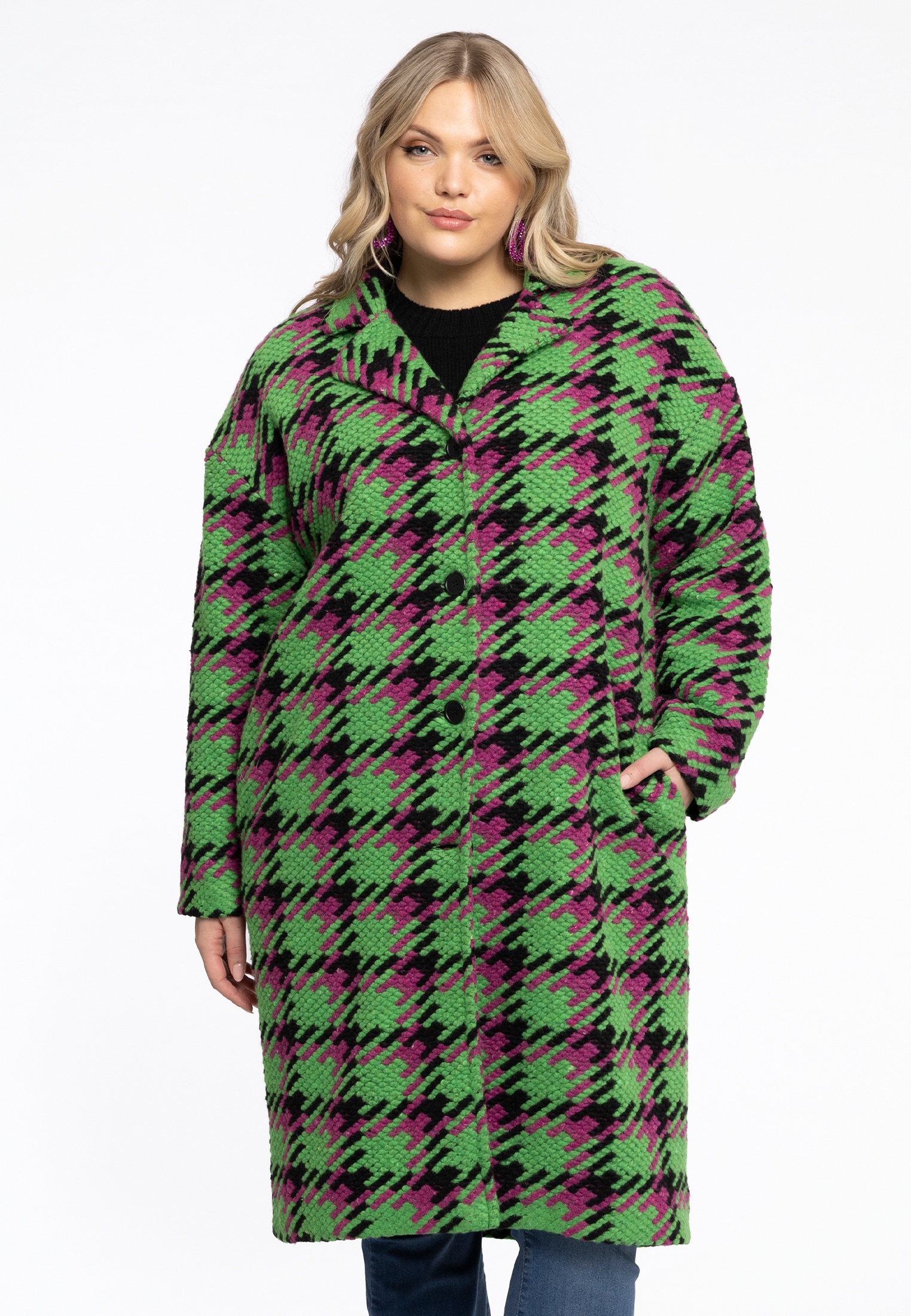Manteau à carreaux, YOEK