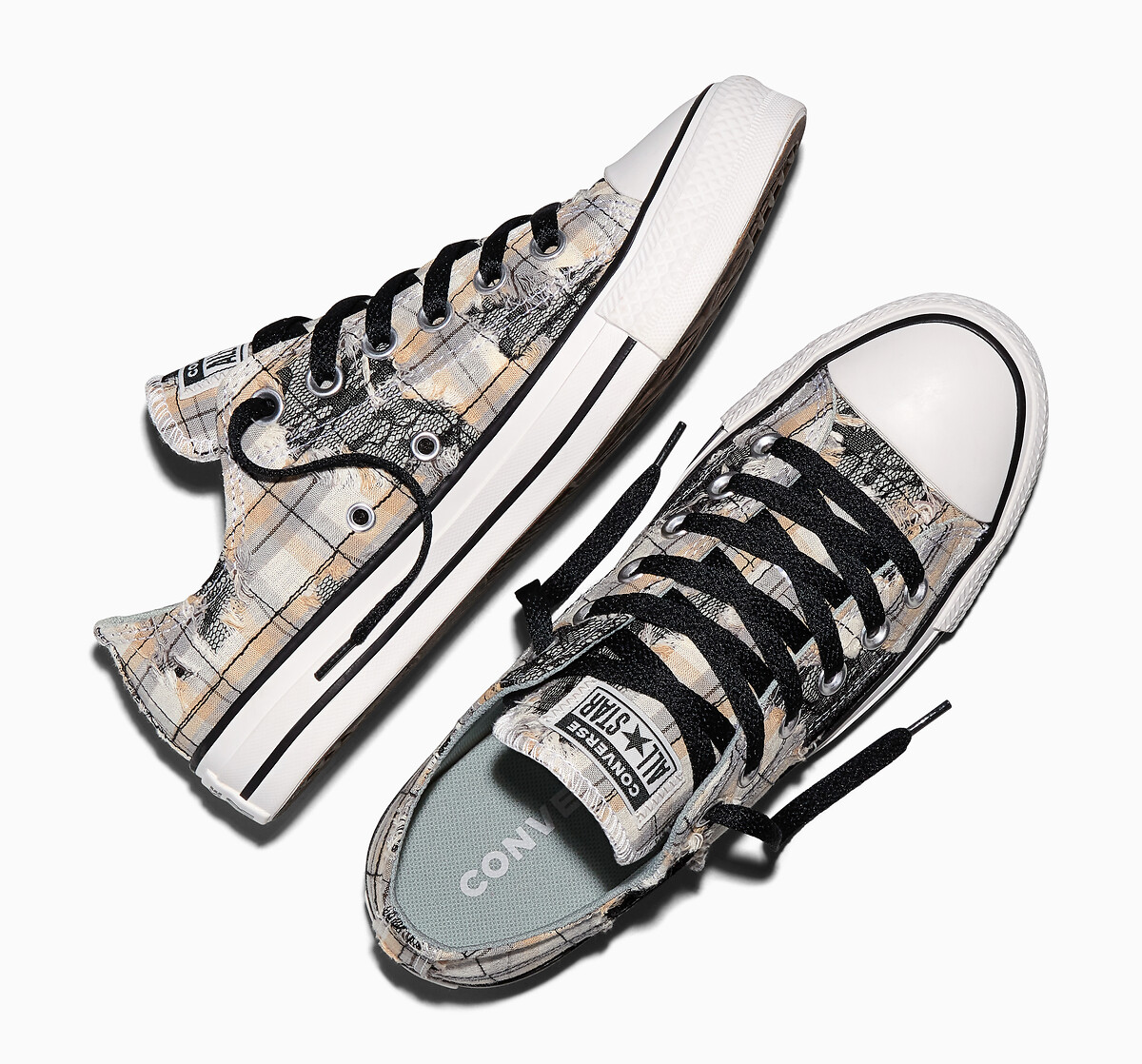Converse Zapatillas CHUCK TAYLOR ALL STAR OX PLAID LACE MATERIAL — photo 4