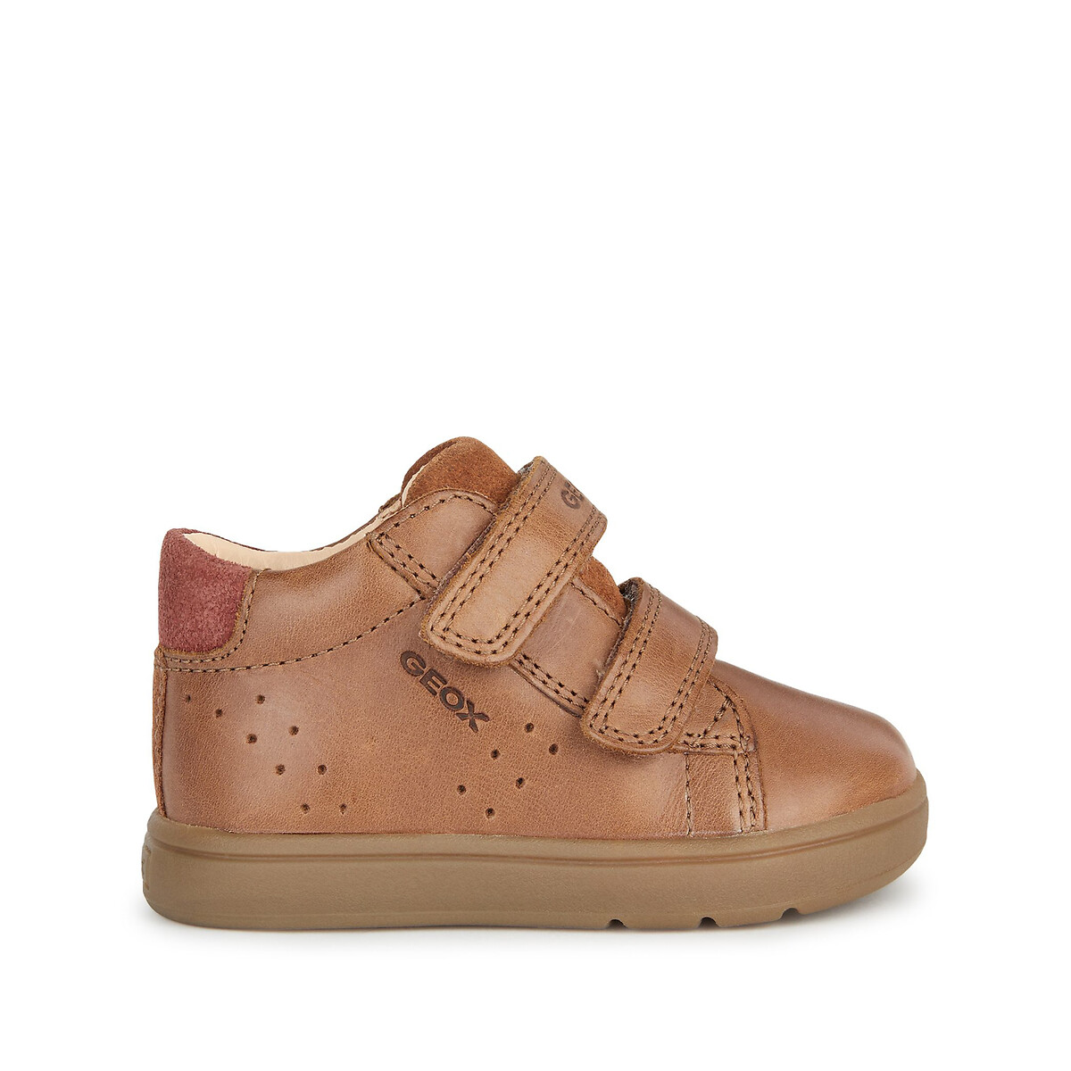 Kids Biglia Trainers in Leather/Suede with Touch ’n’ Close Fastening