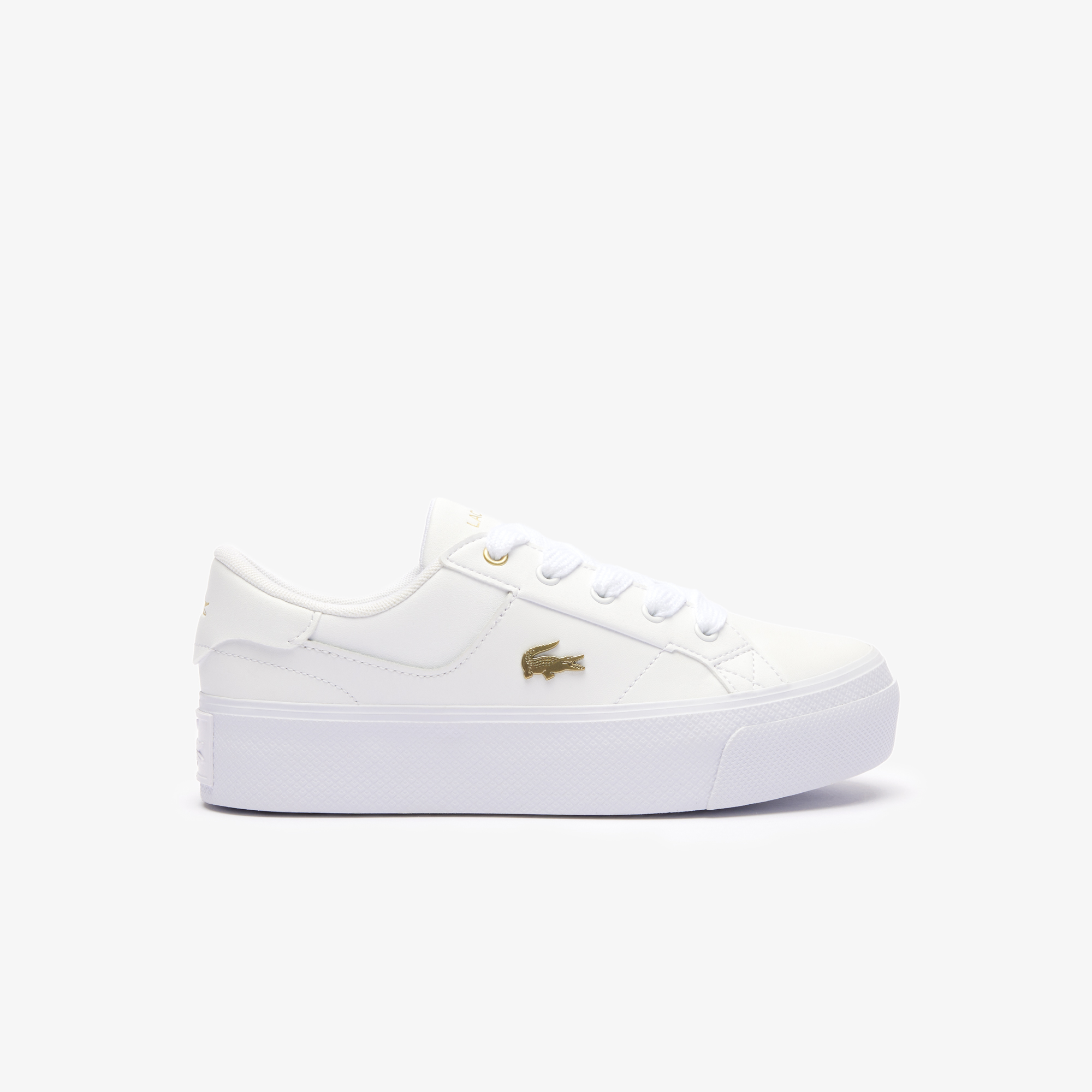 Sneakers Ziane Platform femme en cuir, LACOSTE