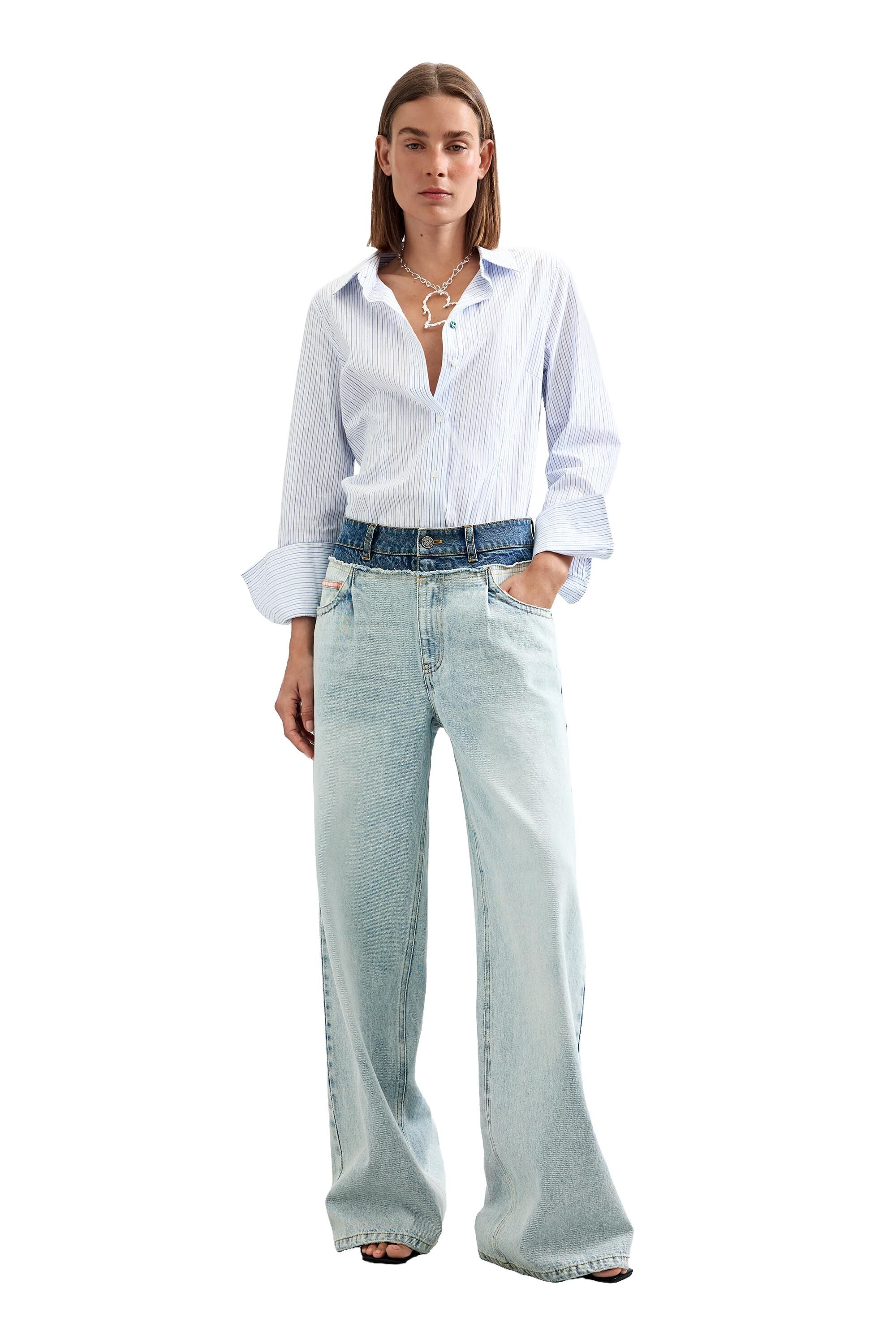 Jean large coupe wide leg, DESIGUAL