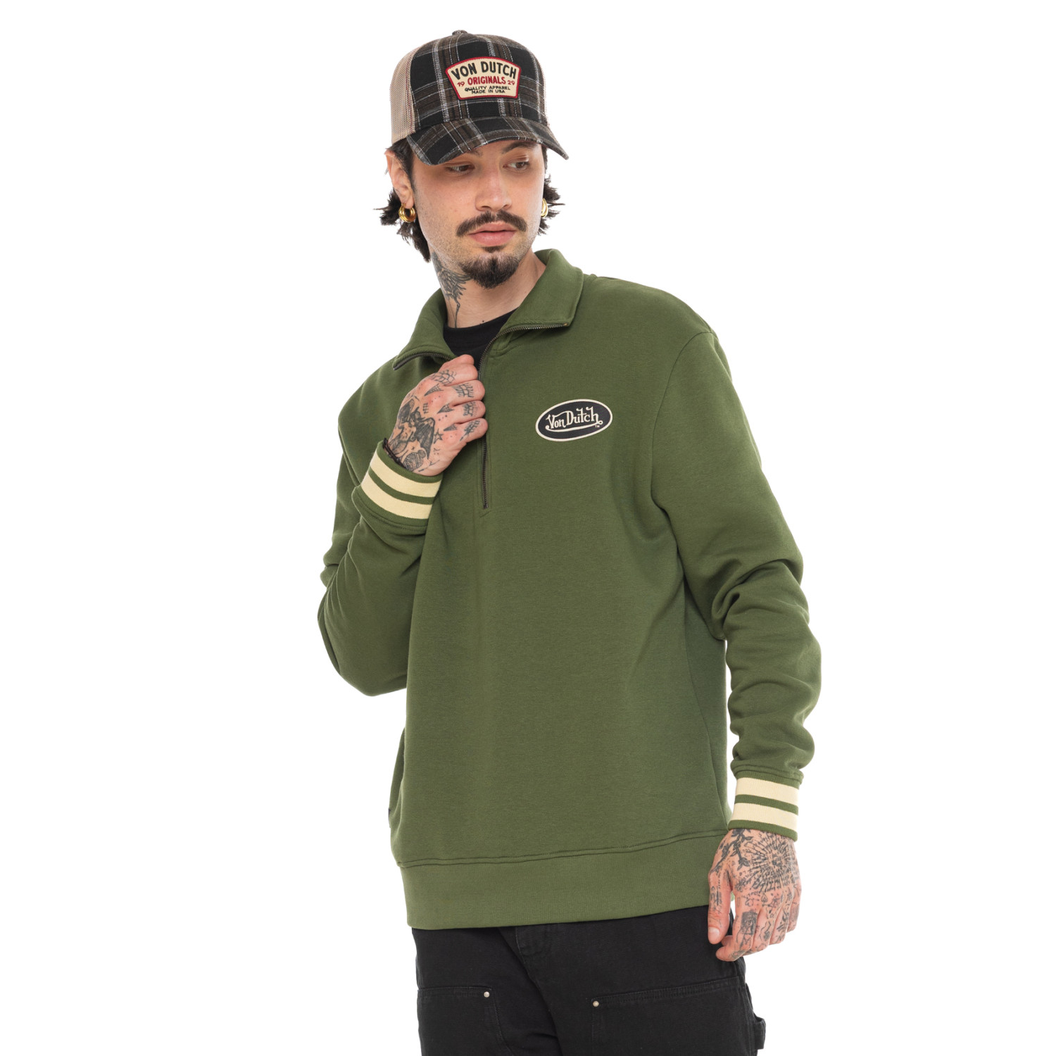 Sweatshirt zippé ALEC, VON DUTCH