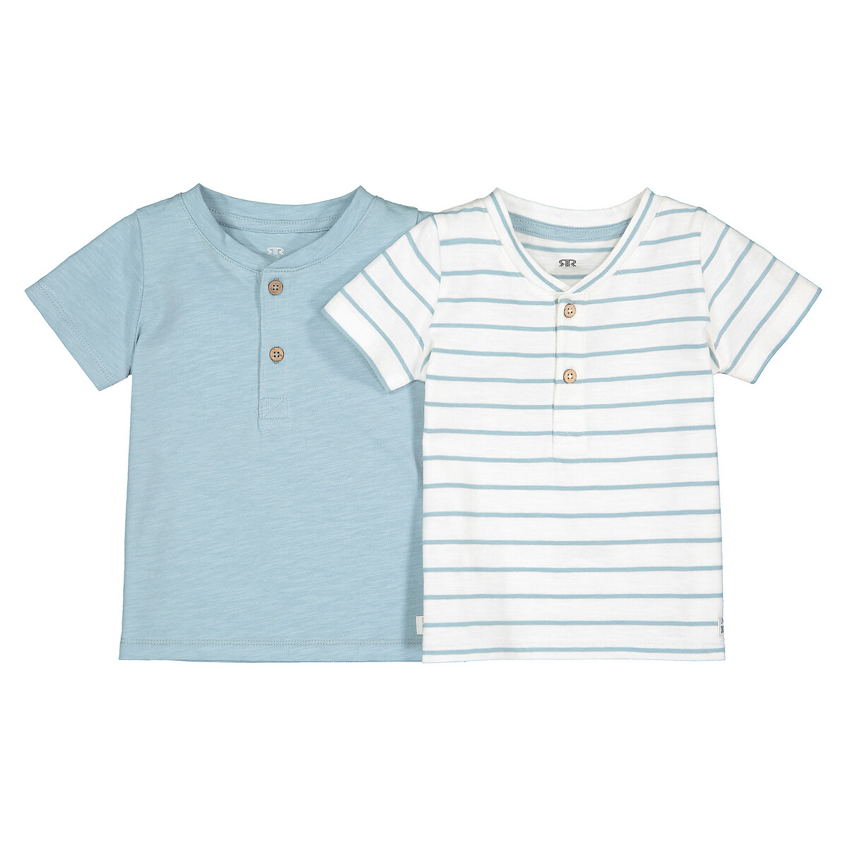 Pack of 2 T-Shirts in Organic Cotton, 1 Month-4 Years
