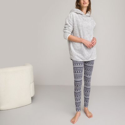 Pyjama, avec sweat en maille polaire LA REDOUTE COLLECTIONS