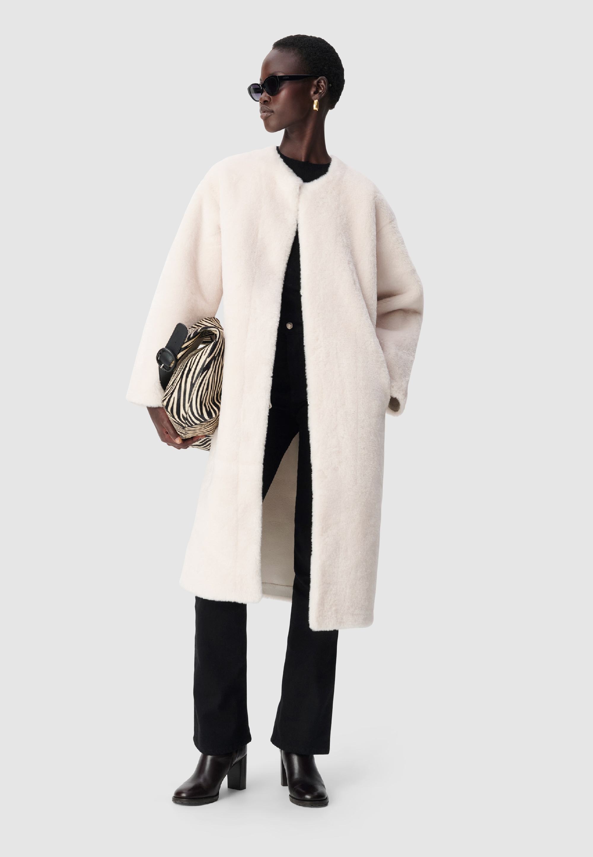 Manteau long esprit cocooning, IKKS