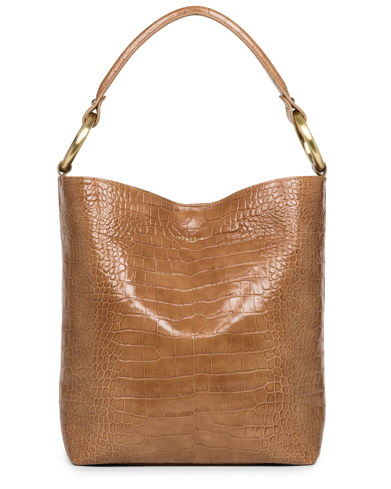 Sac Seau HANDLE CROCO, SEQUOIA