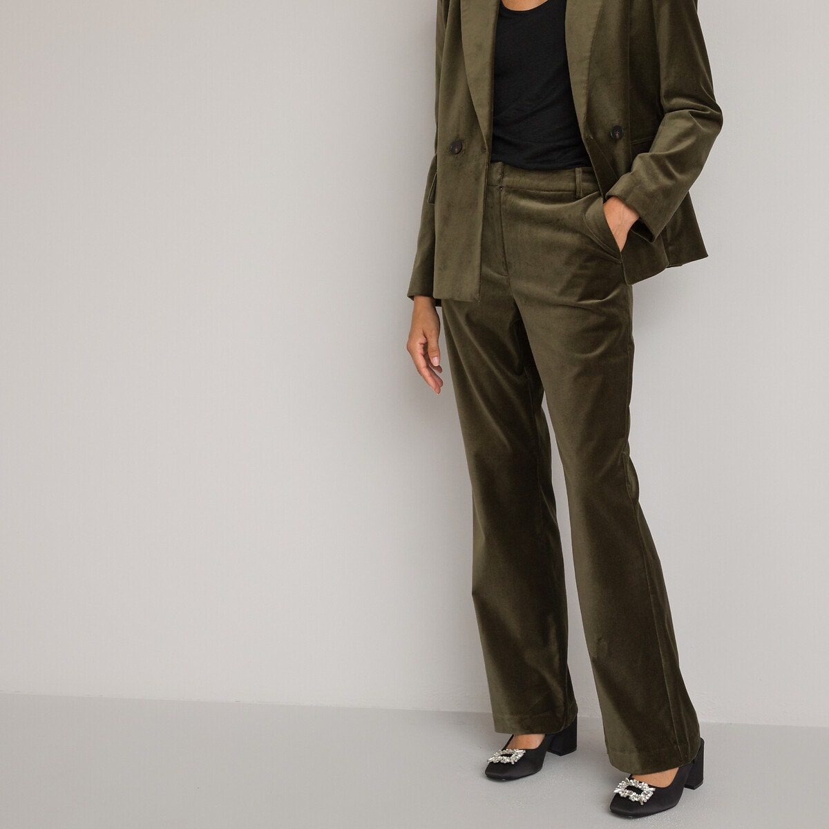 La redoute pantalon velours femme best sale