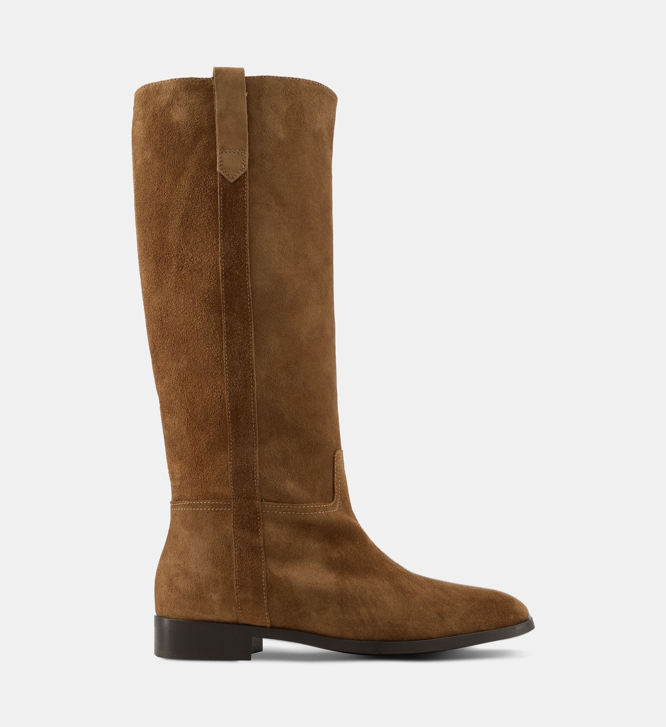Bottes camarguaises christelle cuir velours, GALERIES LAFAYETTE