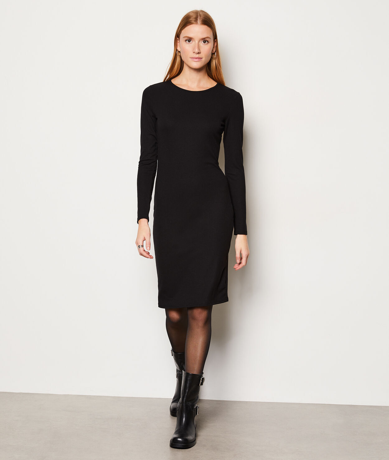 Robe midi finaly dress noir Etam La Redoute