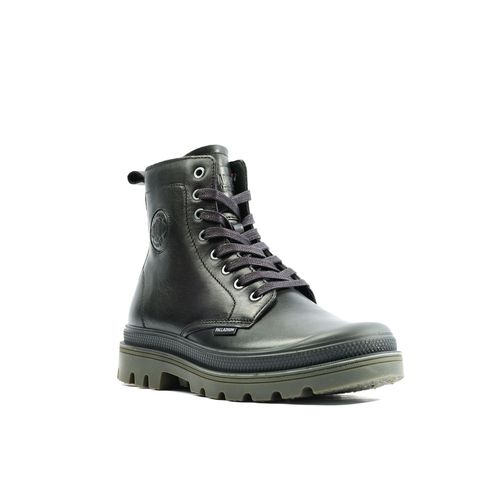 Boots en cuir pampa atelier hi lth femme black Palladium La Redoute