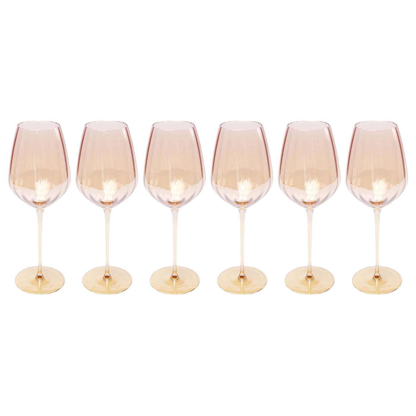 Lot de 6 verres à vin blanc, BINA, KARE DESIGN