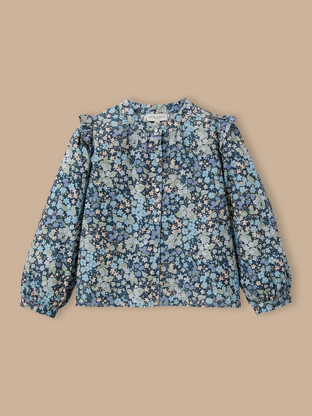 Chemise velours tissu Liberty, CYRILLUS