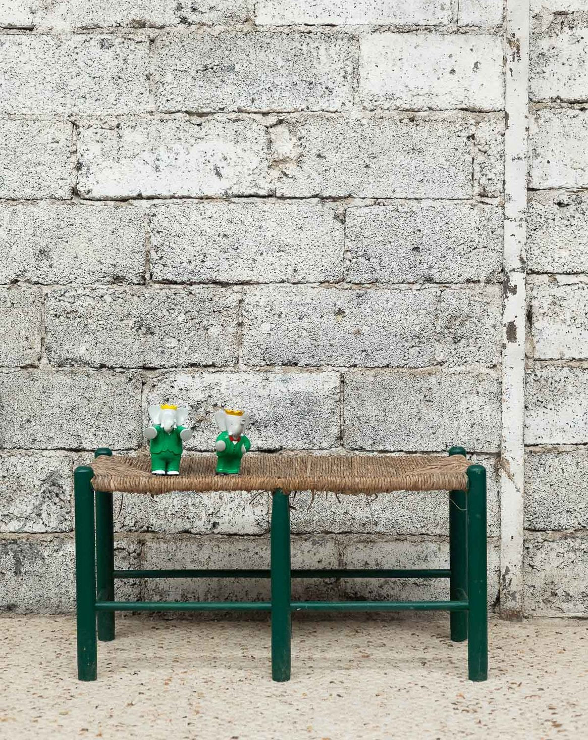 Petit banc vert Antoine N°489 - Bon état, DEBONGOUT