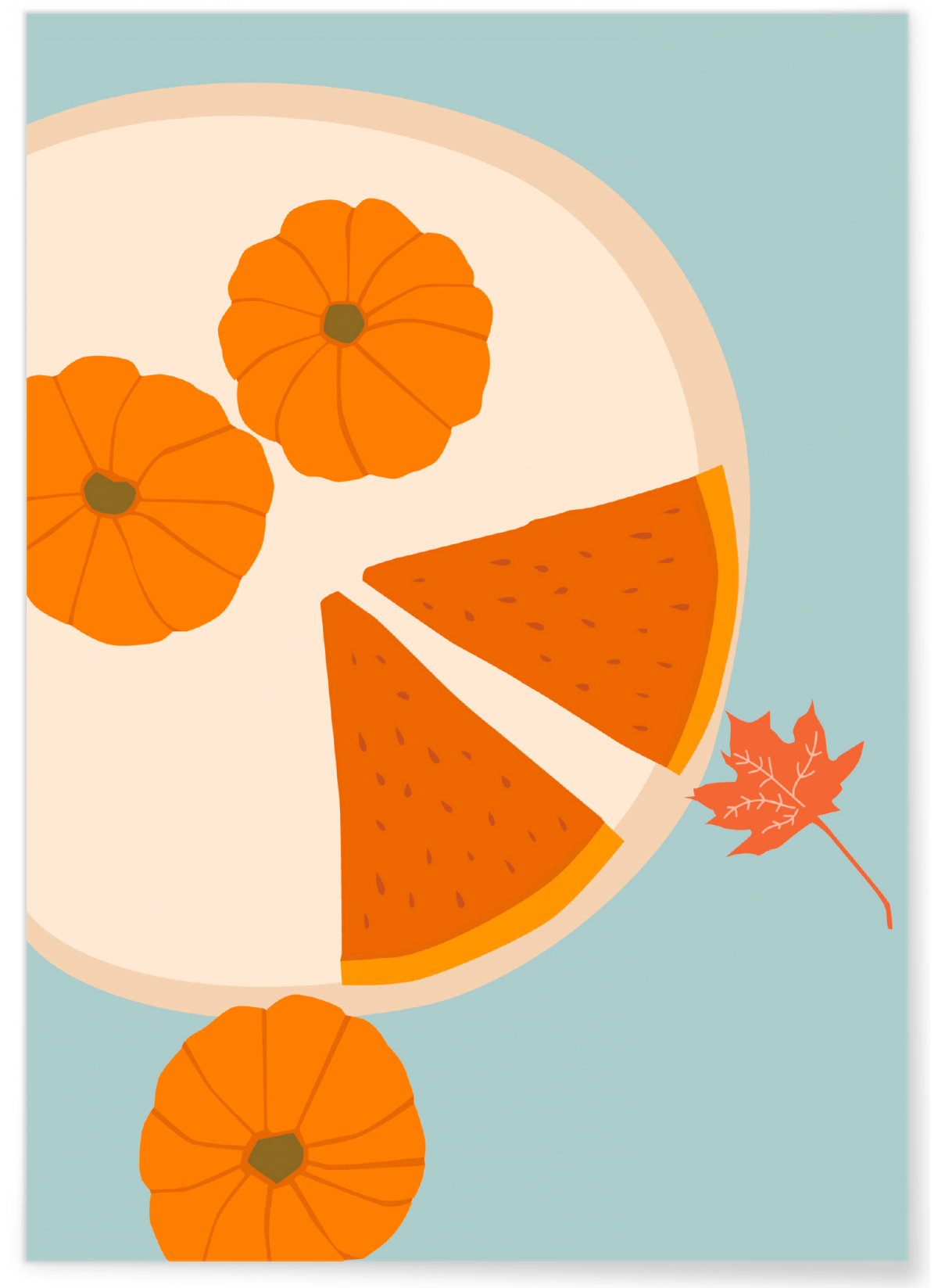 Affiche Abstract Autumn 5, L'AFFICHERIE