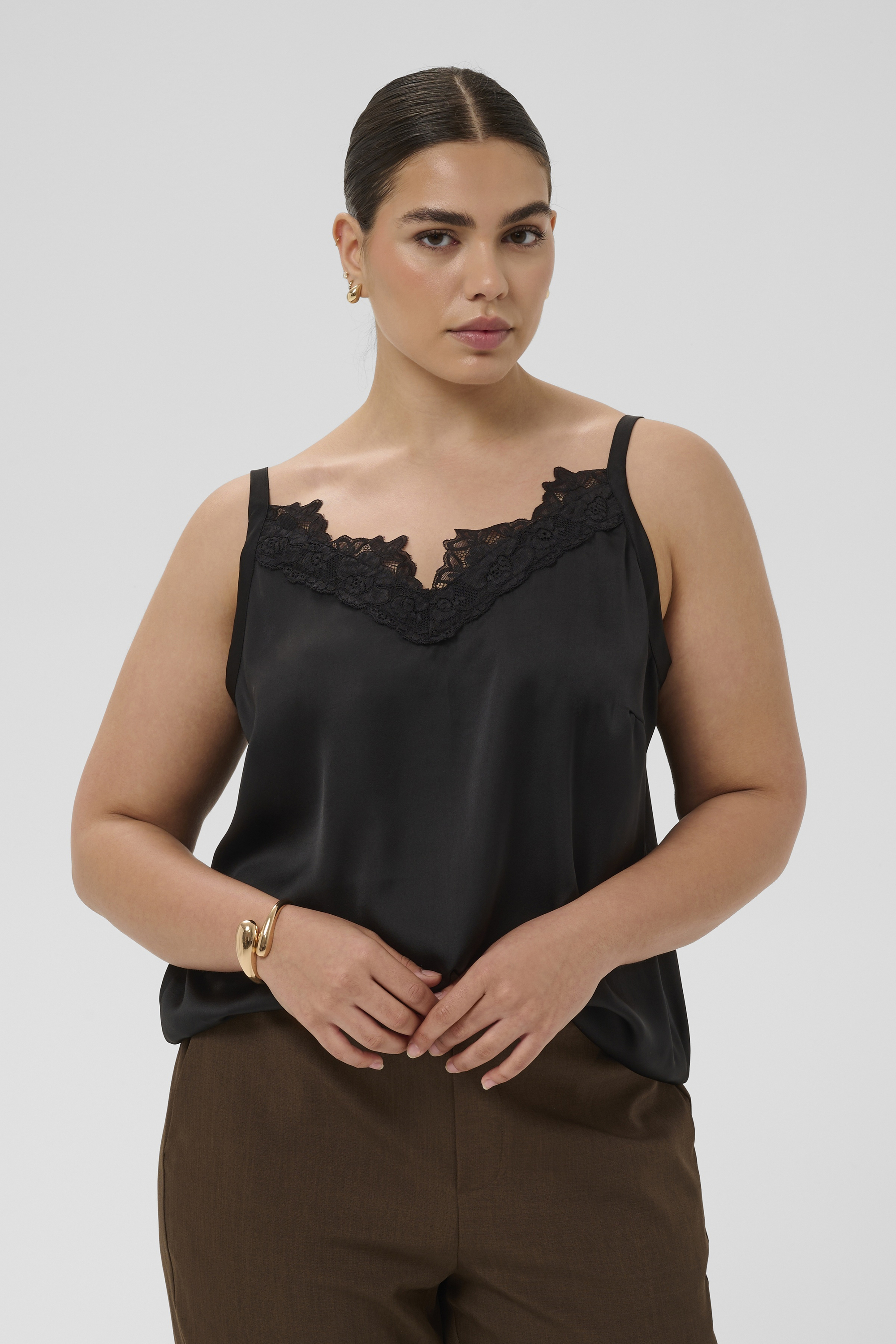 Blouse à manches courtes, KAFFE CURVE