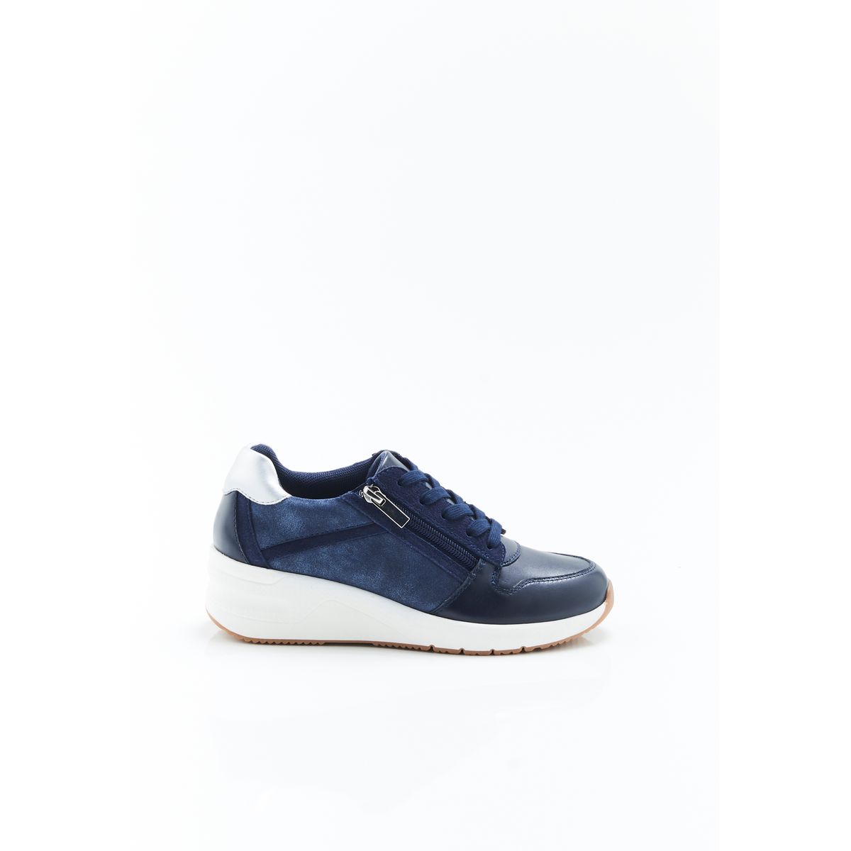 Tennis cuir bleu marine femme outlet