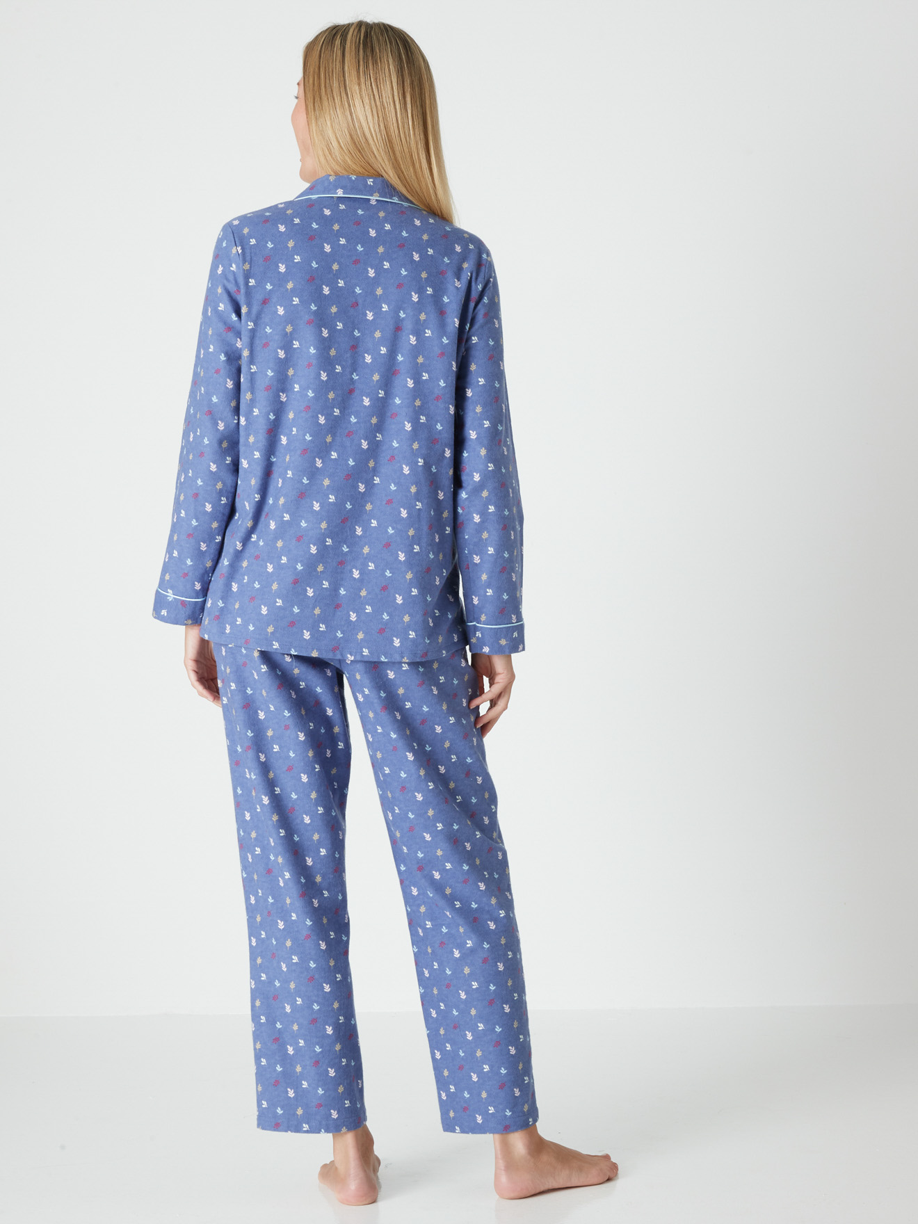 Pyjama en flanelle pur coton femme Daxon La Redoute