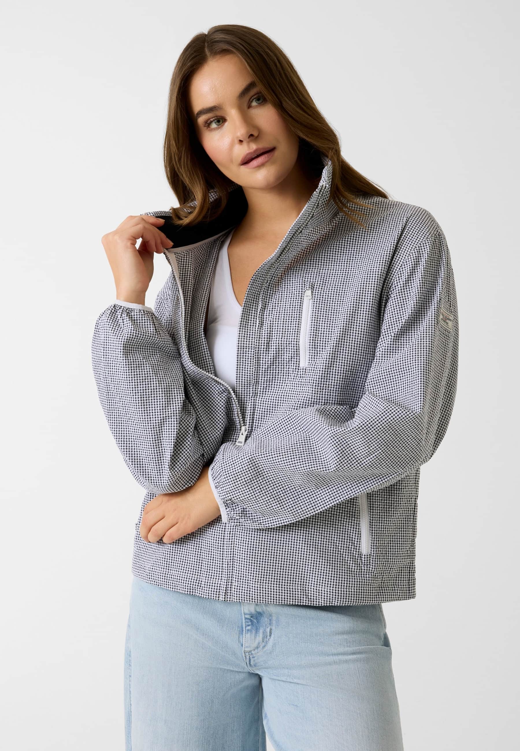 Veste Coupe-Vent À Carreaux, GUESS JEANS