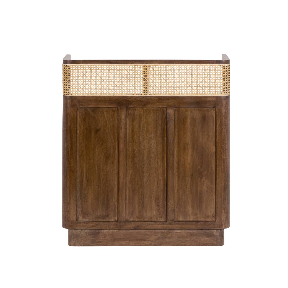 Bar en bois de manguier et cannage REMICK, MADE IN MEUBLES