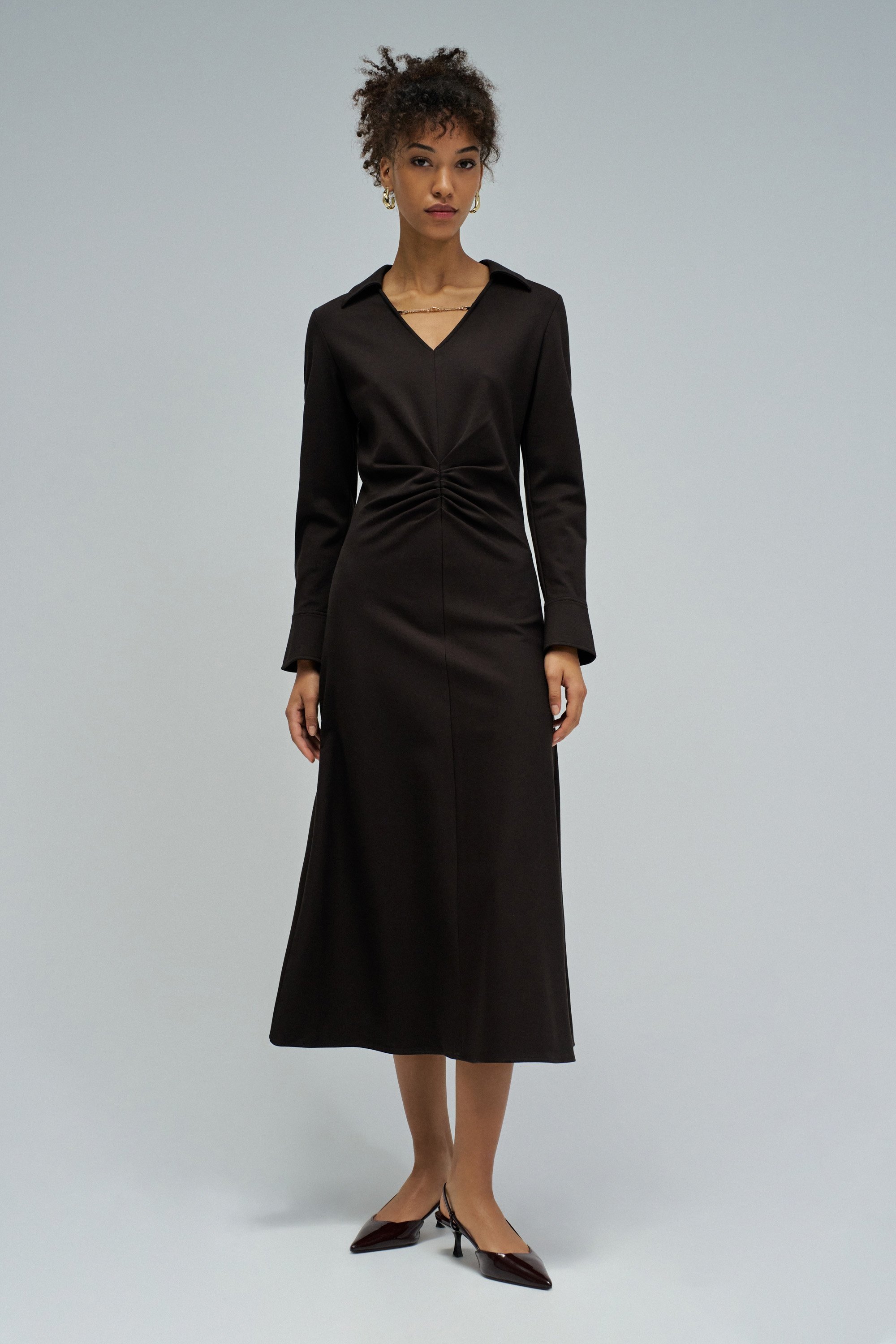 ROBE MIDI EN MAILLE, SALSA JEANS