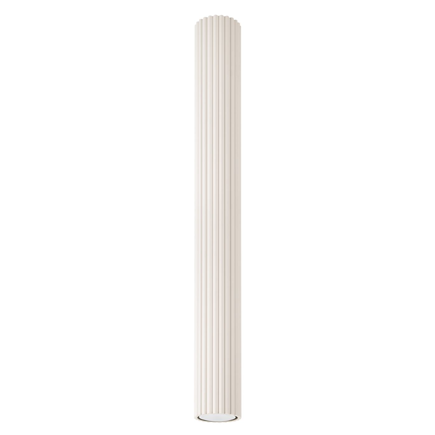 Plafonnier Aluminium Beige GU10 1 Karbon 60, EDEN