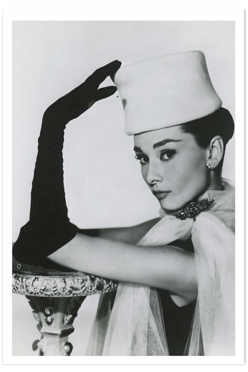 Affiche de film avec Audrey Hepburn, HEXOA