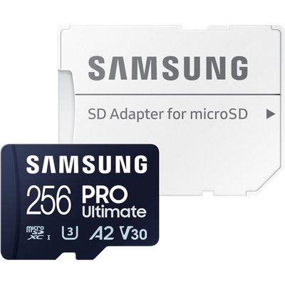 Carte Micro SD 256 Go Pro Ultimate avec adaptateur SAMSUNG