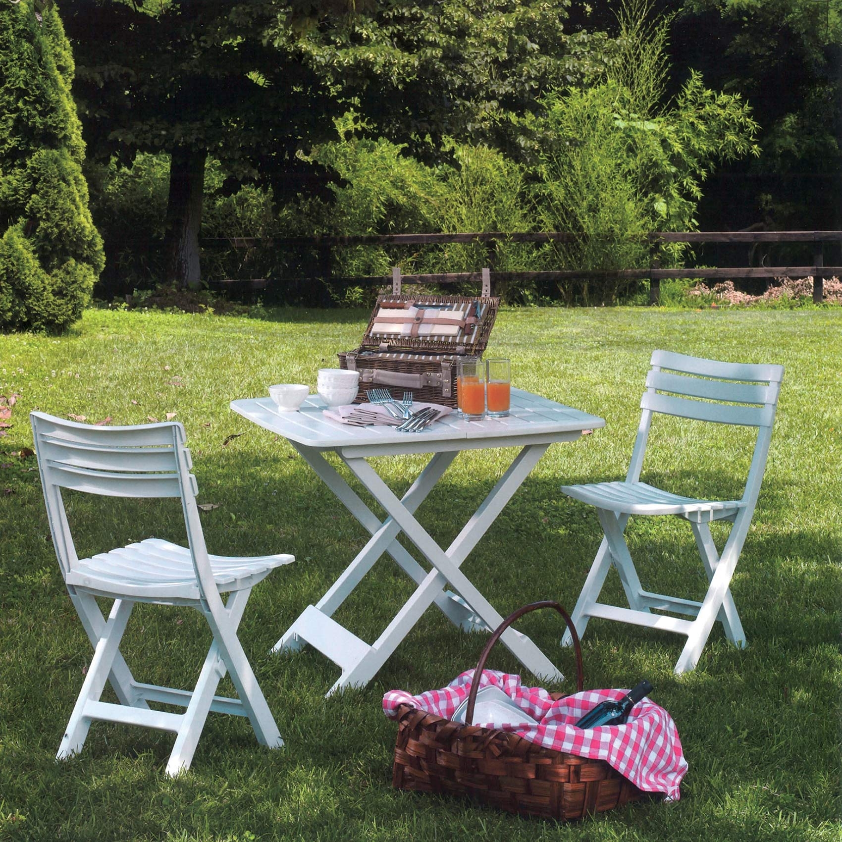 Ensemble table et chaises pliantes, IMAGIN