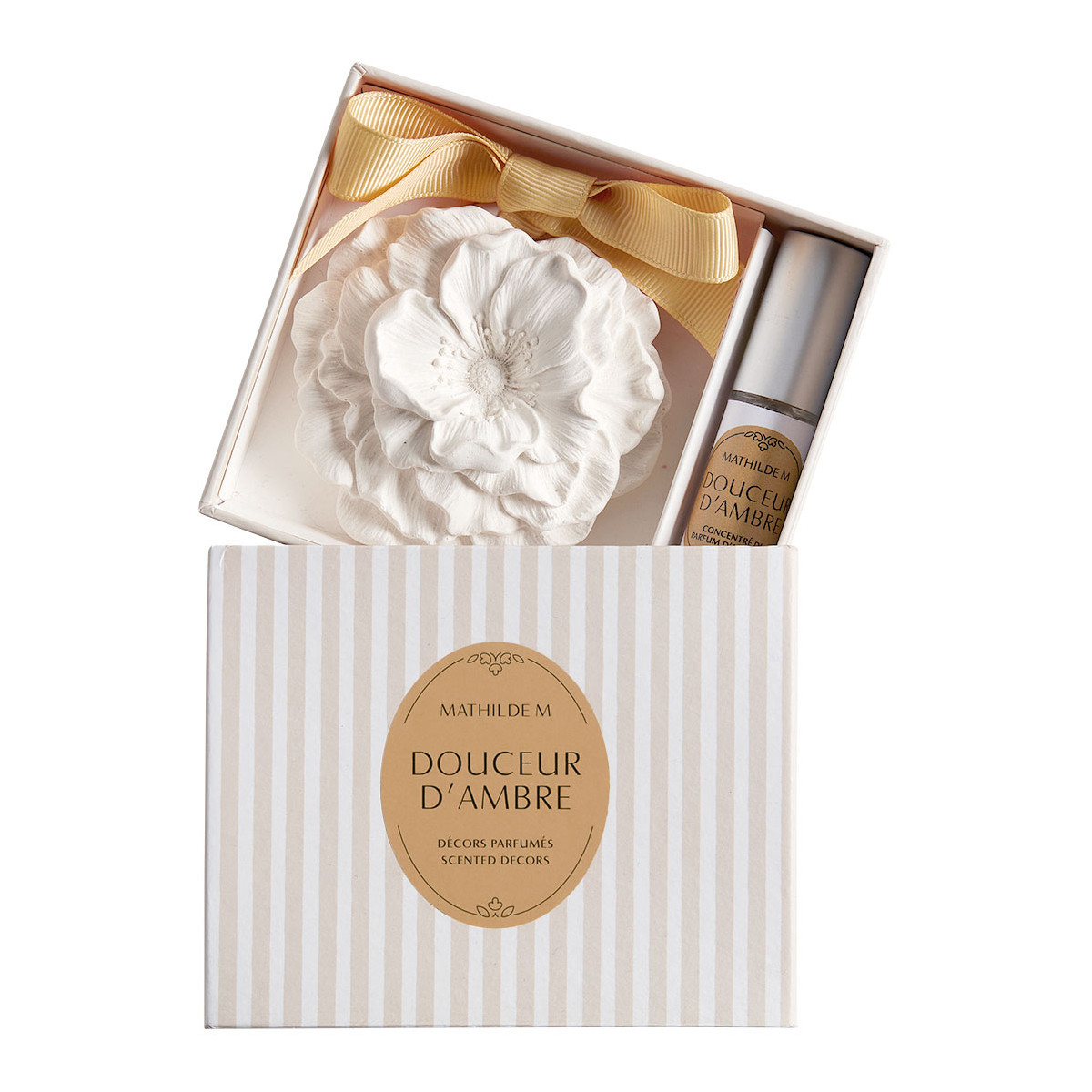 Décor parfumé et concentré de parfum - Douceur d'Ambre, MATHILDE M