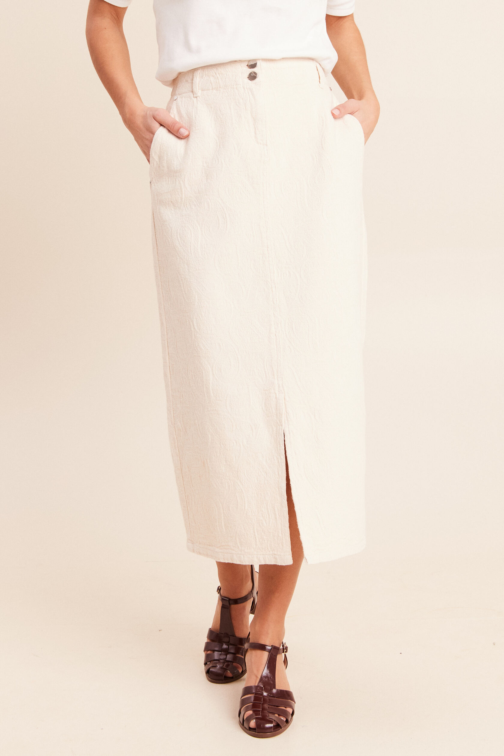 Jupe en coton taille standard, BREAL
