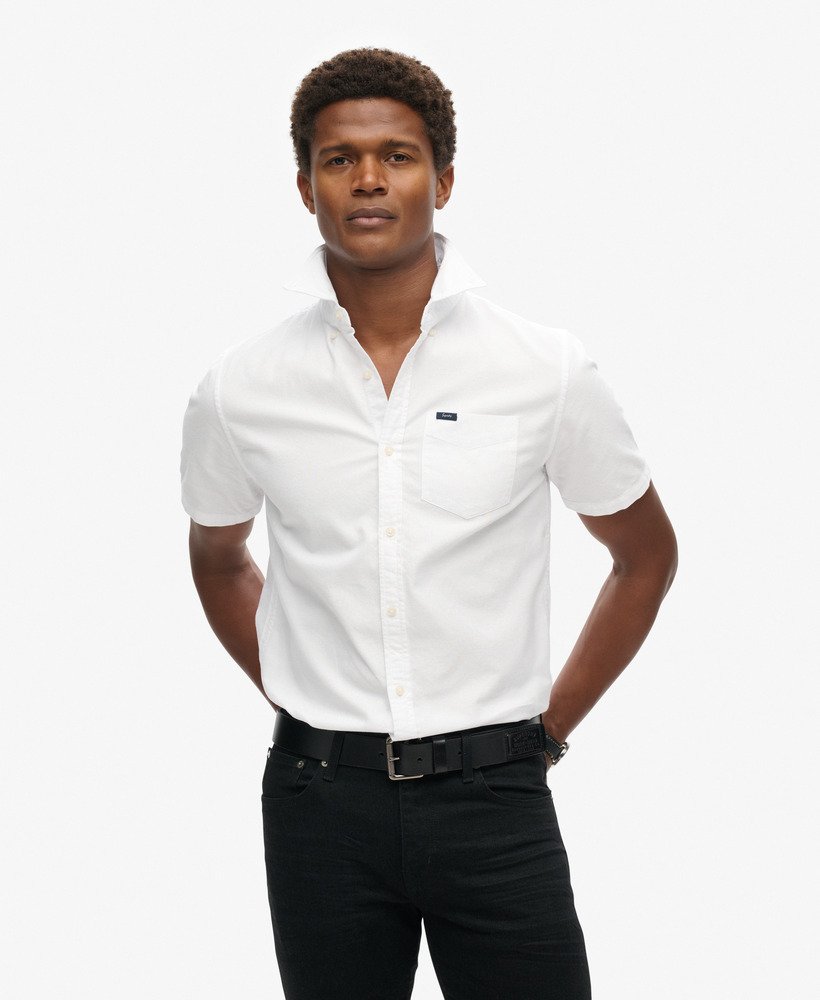 Chemise Oxford à manches courtes, SUPERDRY