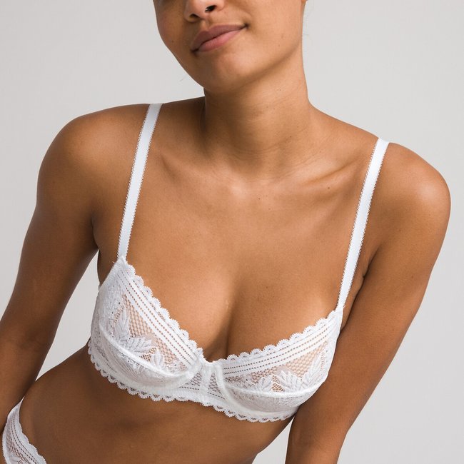 Les Signatures - Jeanne Full Cup Bra in Recycled Lace - LA REDOUTE COLLECTIONS