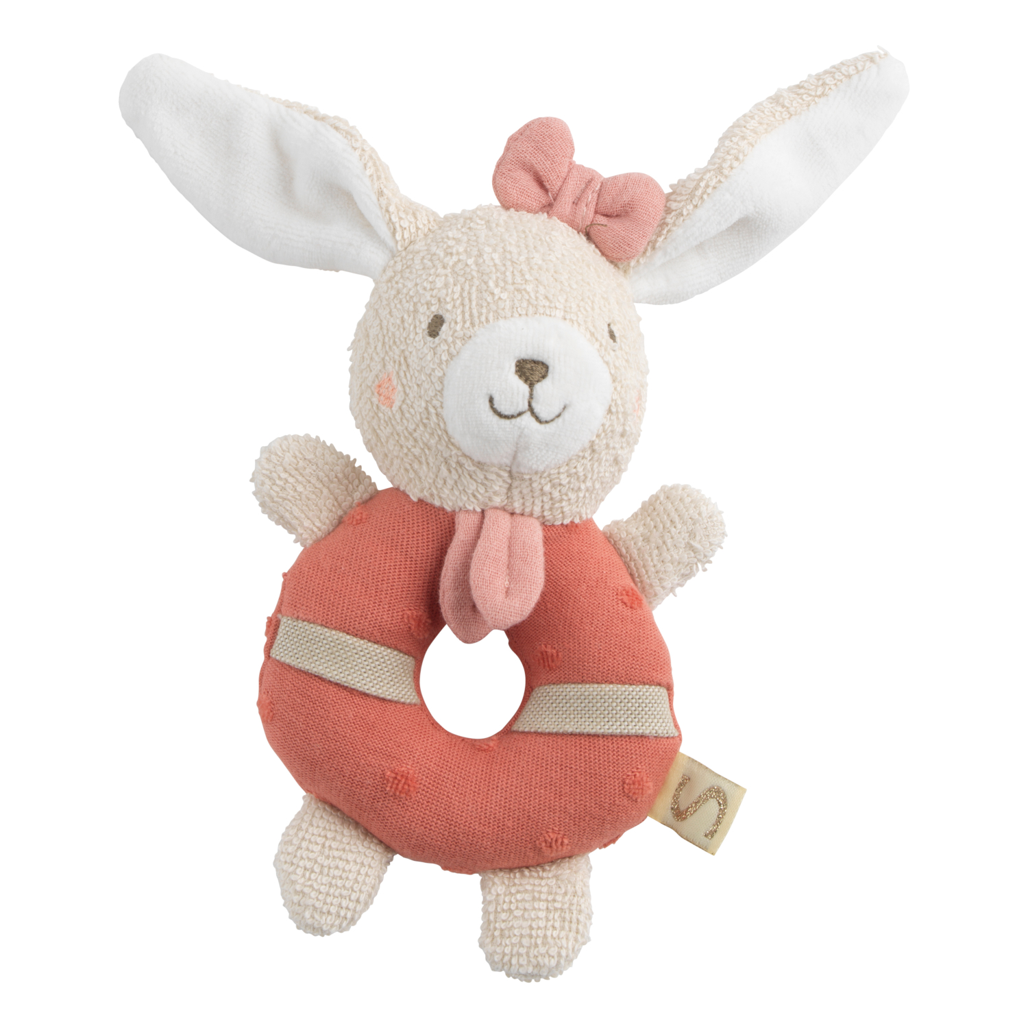 Hochet bébé en coton bio, SAUTHON