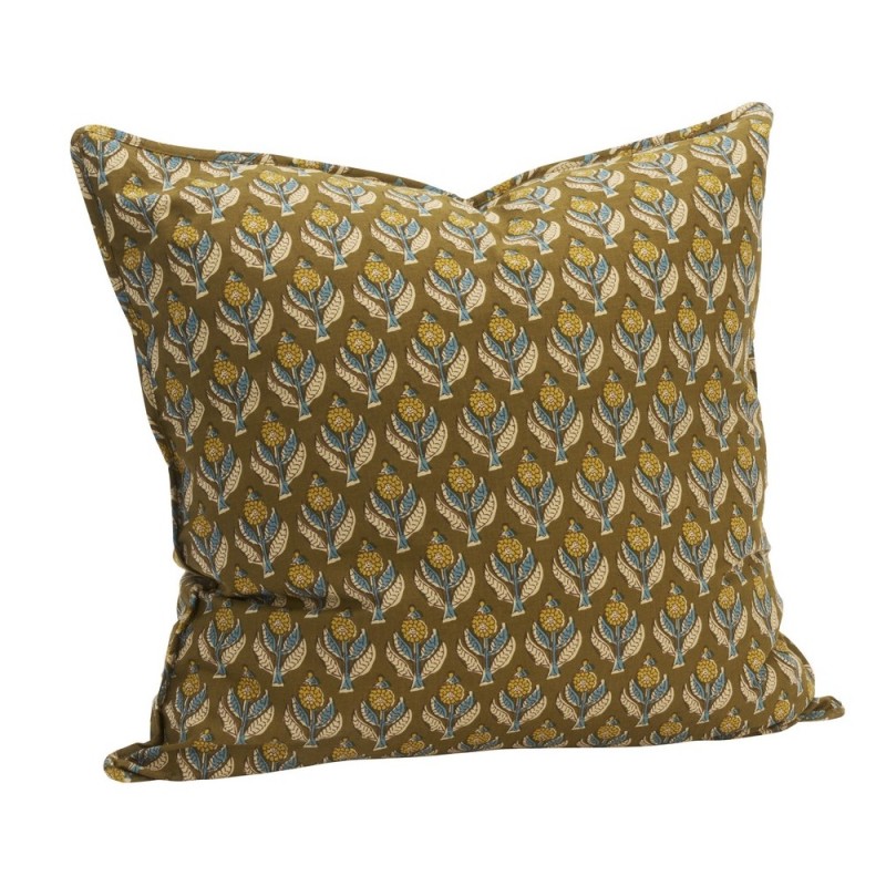 Grande housse coussin coton imprimé, MADAM STOLTZ