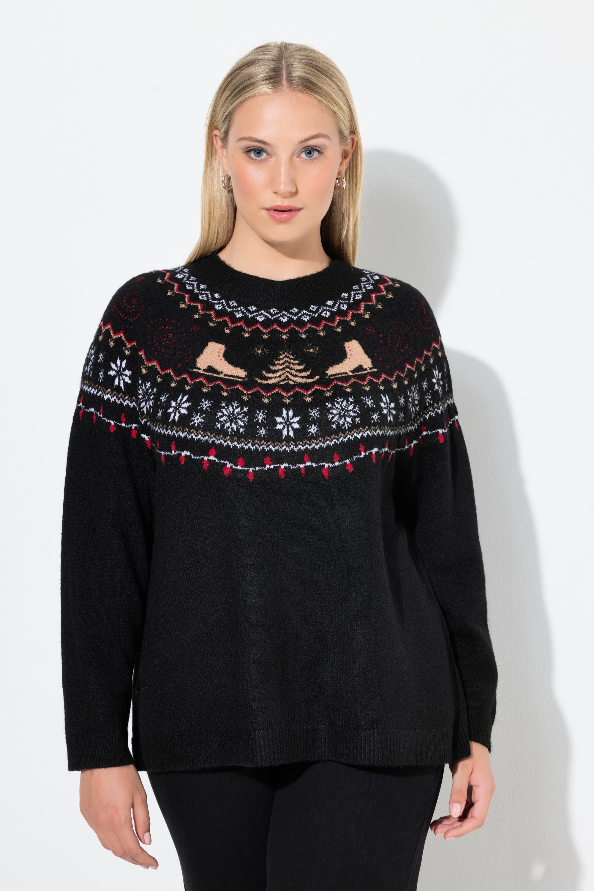 Pull norvégien de Noël à col montant, ULLA POPKEN