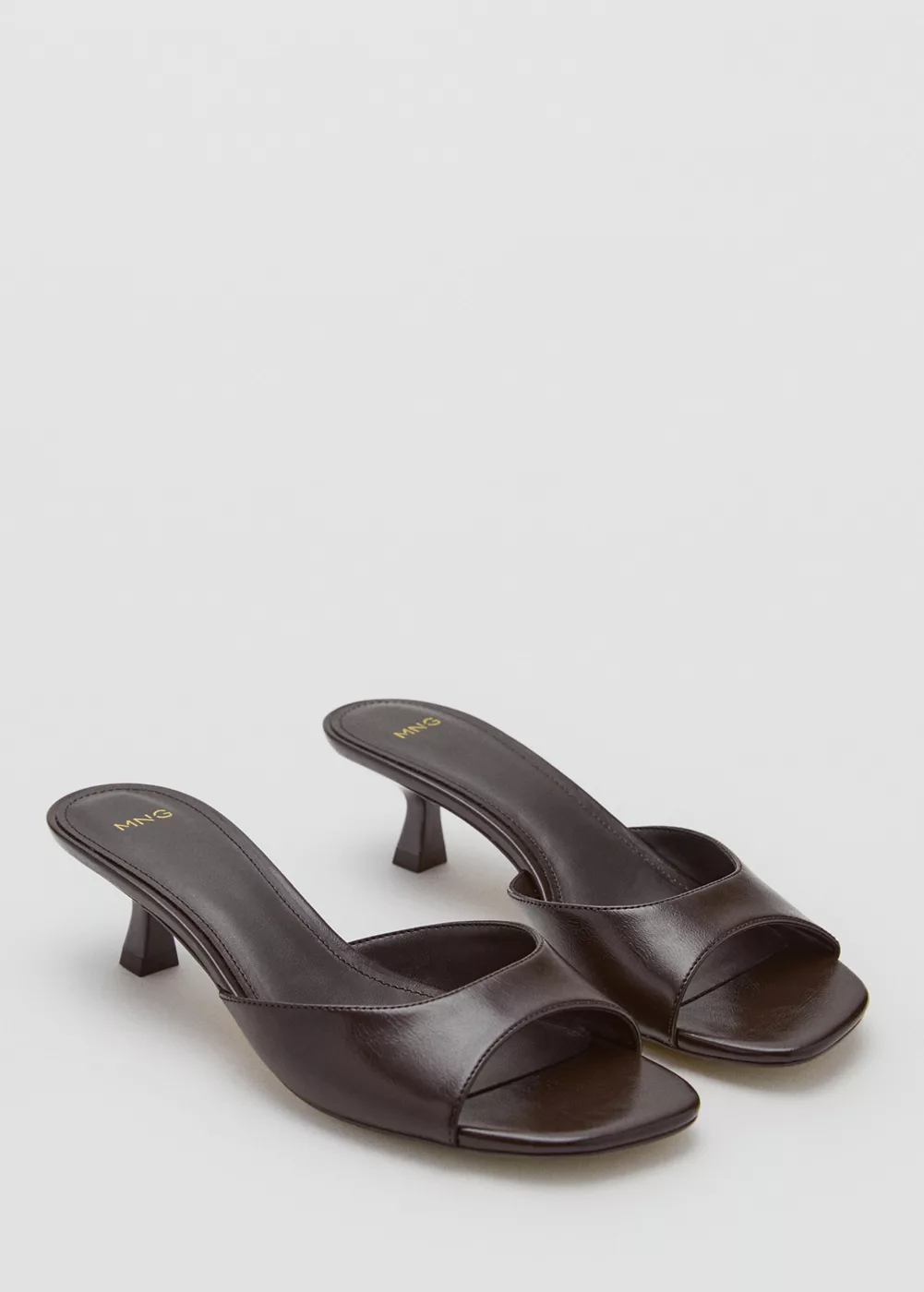 Sandales talon kitten heel, MANGO