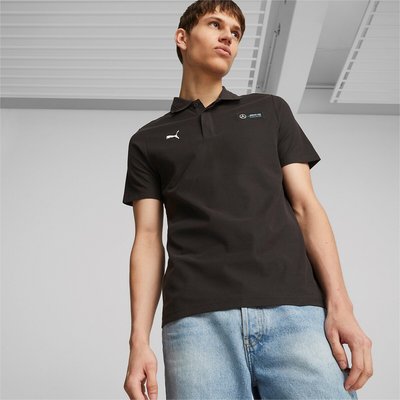 Motorsport Mercedes Polo Shirt in Cotton Mix with Short Sleeves PUMA