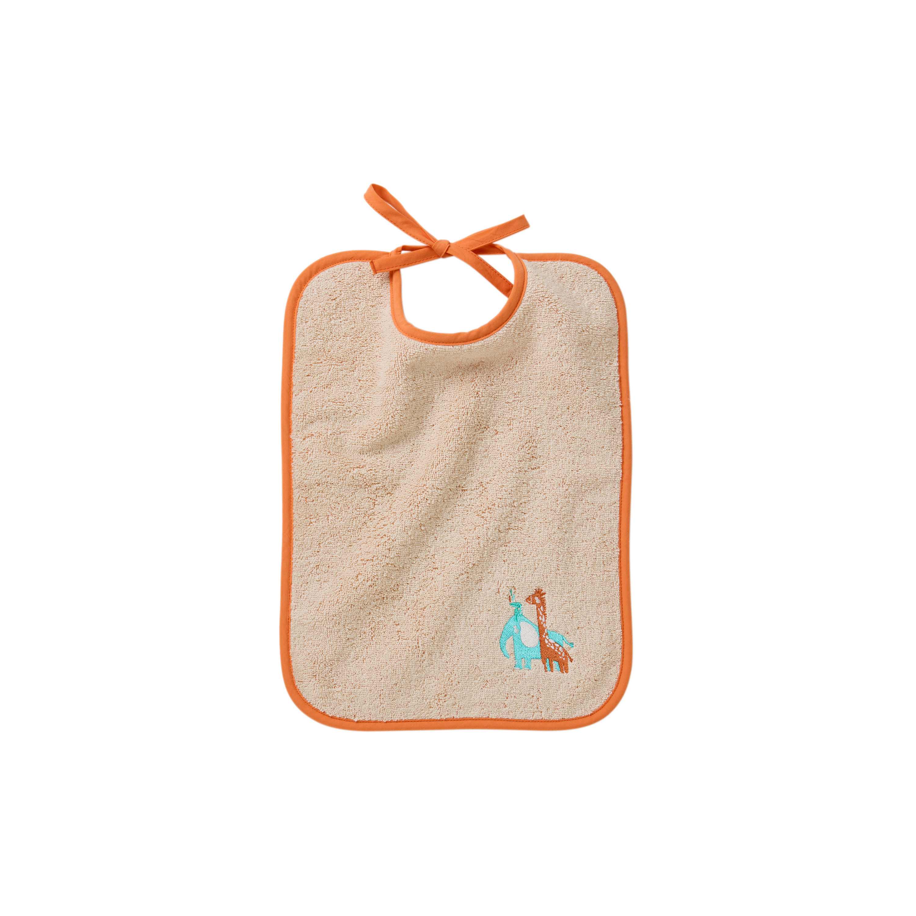 Bavoir coton SIMARA, CARRE BLANC