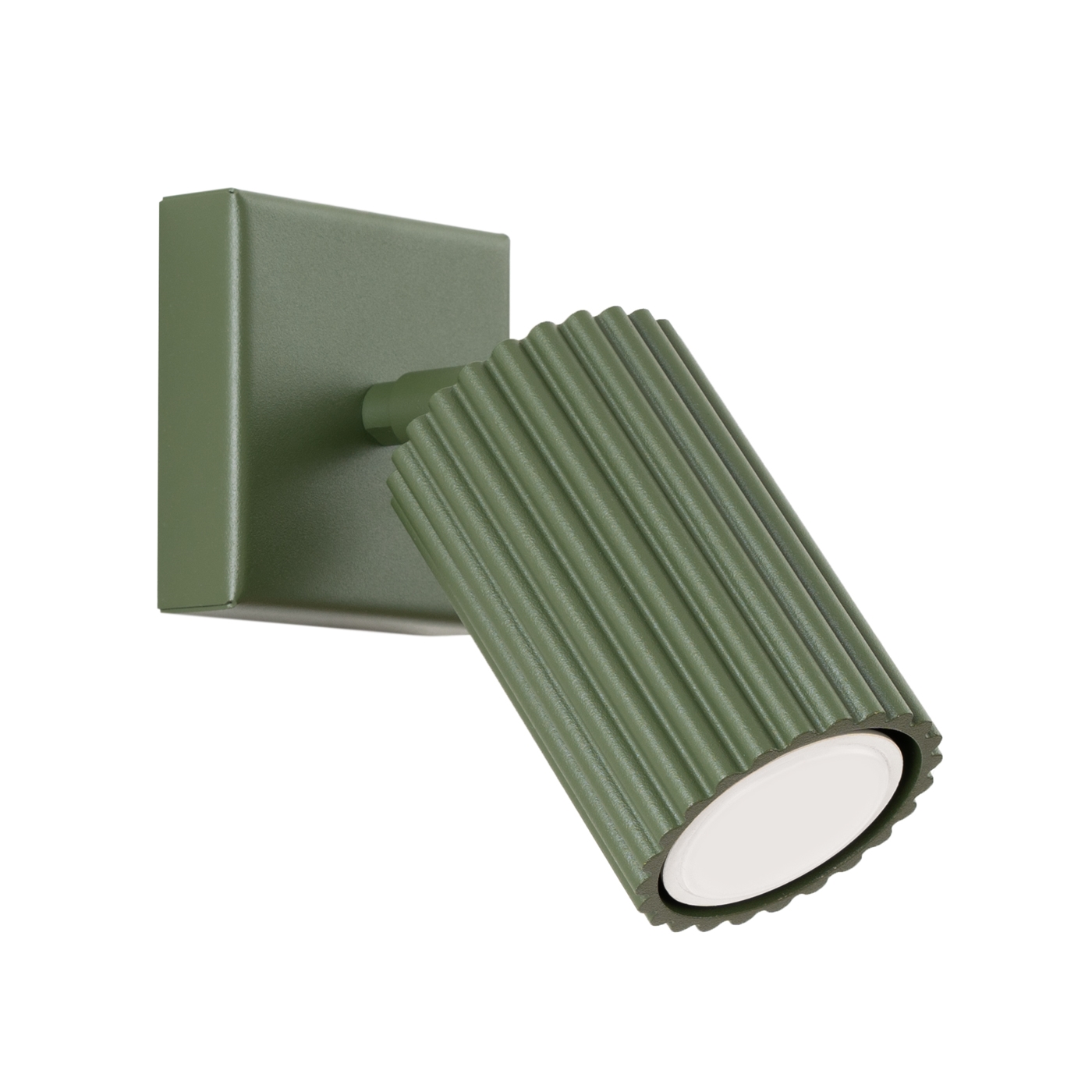 Applique Aluminium Vert Olive GU10 1 Karbon, EDEN