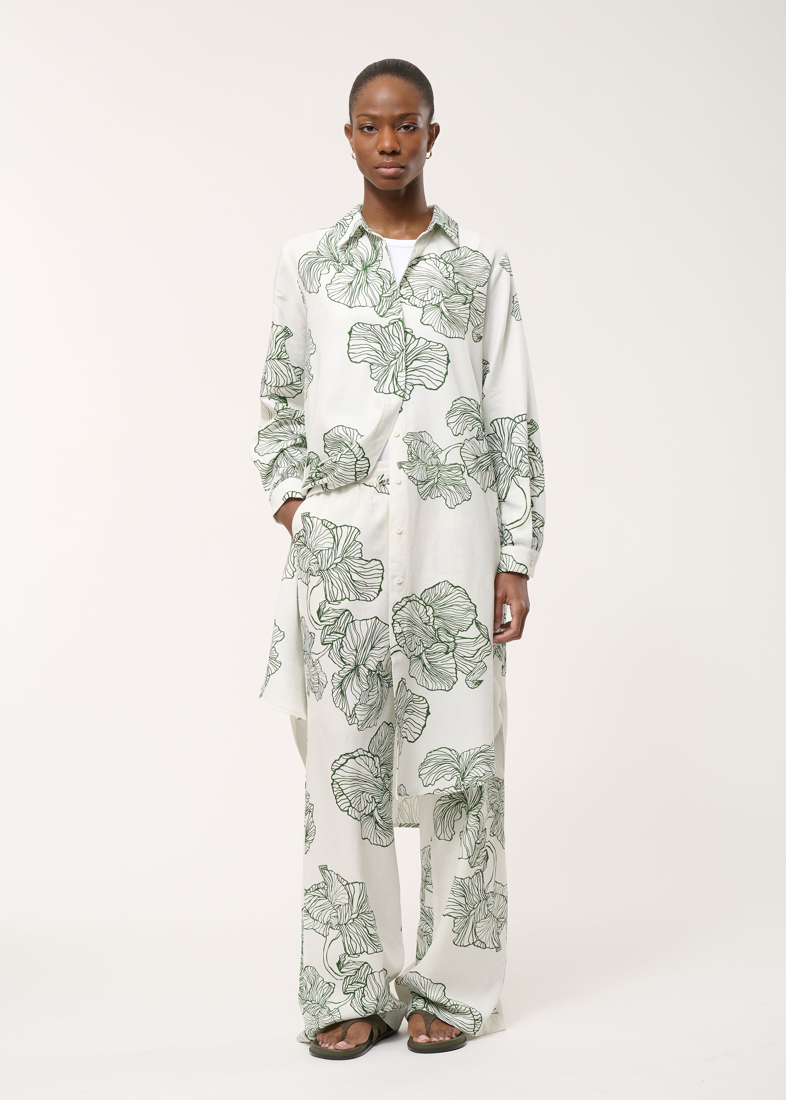 Robe chemise imprimée, HUMILITY